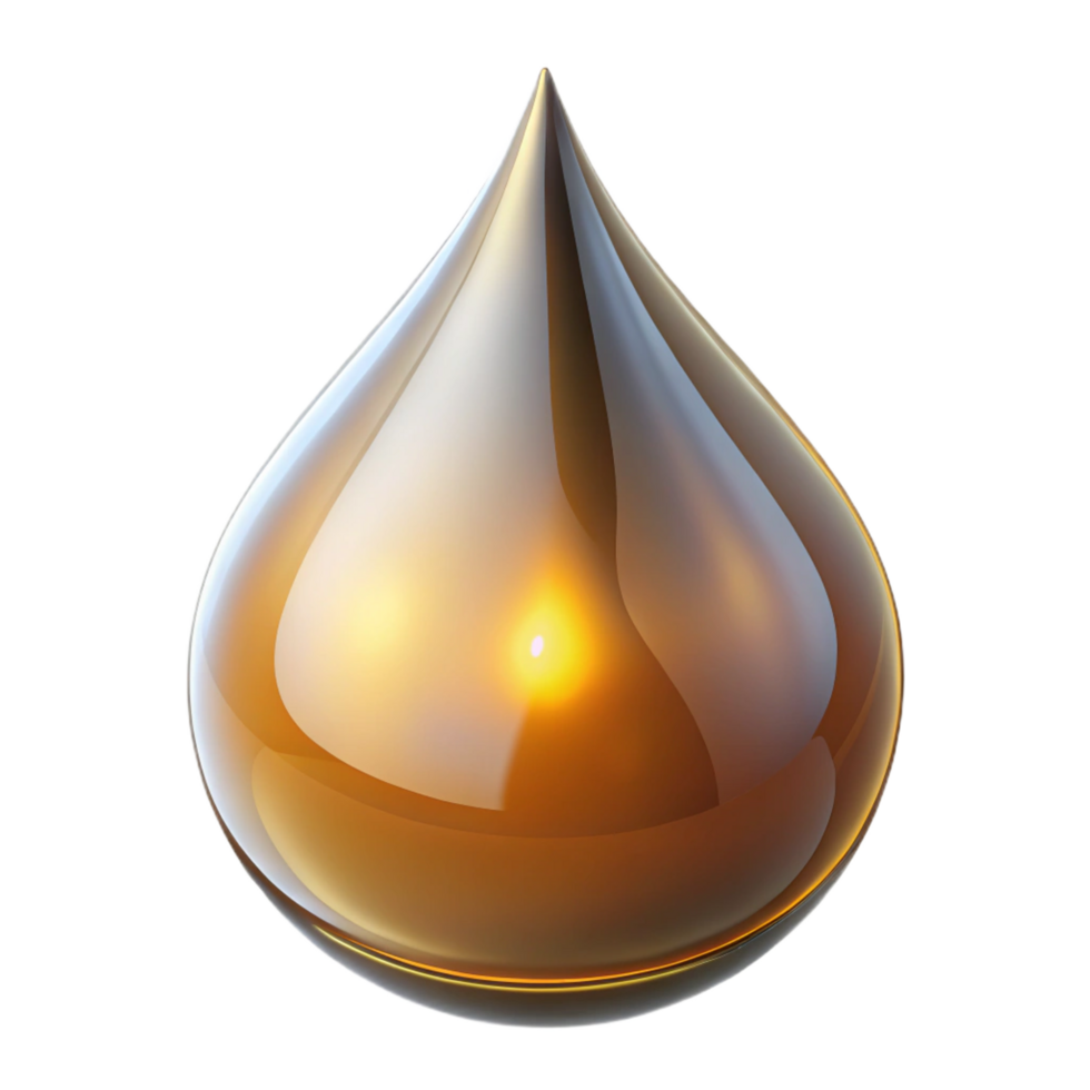 elegant impressionist A single drop of clear serum, viscous anreflective, studio lighting, extreme close-up, isolateon transparent background,high-resolution product photography genuine png