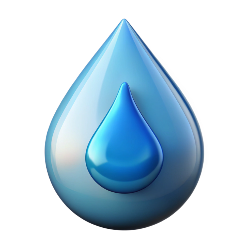 wonderful notable Water droplet logo with embeddelogo inside, transparent anrefractive, studio lighting, front view, isolateon transparent background,high-resolution product photography png