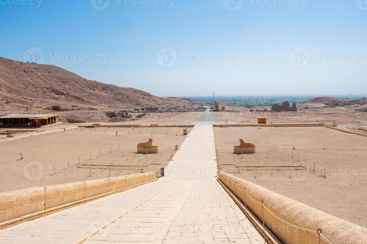 Mortuary Temple Hatshepsut, Deir El Bahri, West Bank, Luxor, Egypt. photo