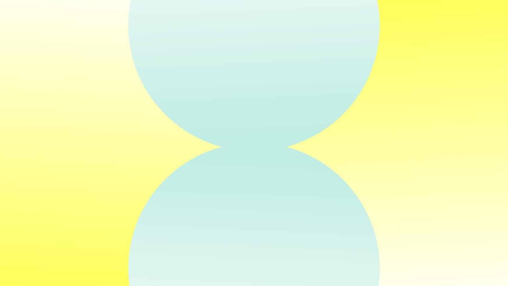 Abstract background with gradient of yellow and blue circles or bubbles. Funny elegant minimal wallpaper.with pastel color. vector