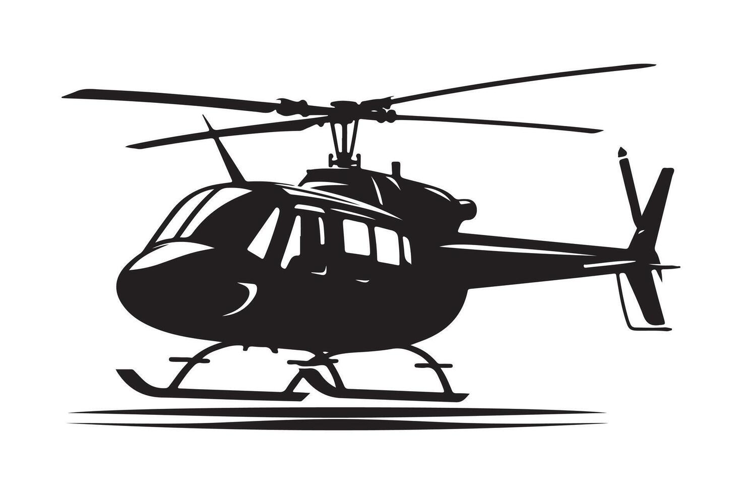 helicopter flying icon vector