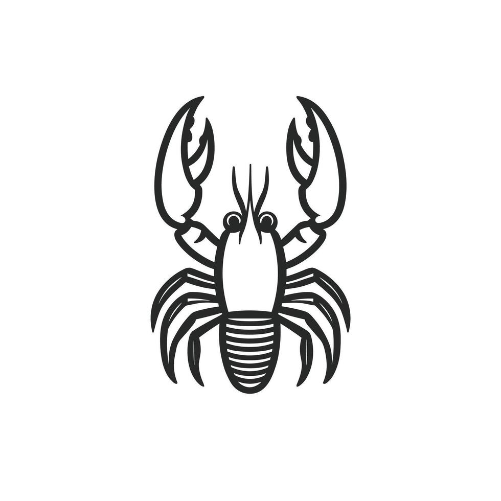 Flat Of logobster Illustration on White Background vector