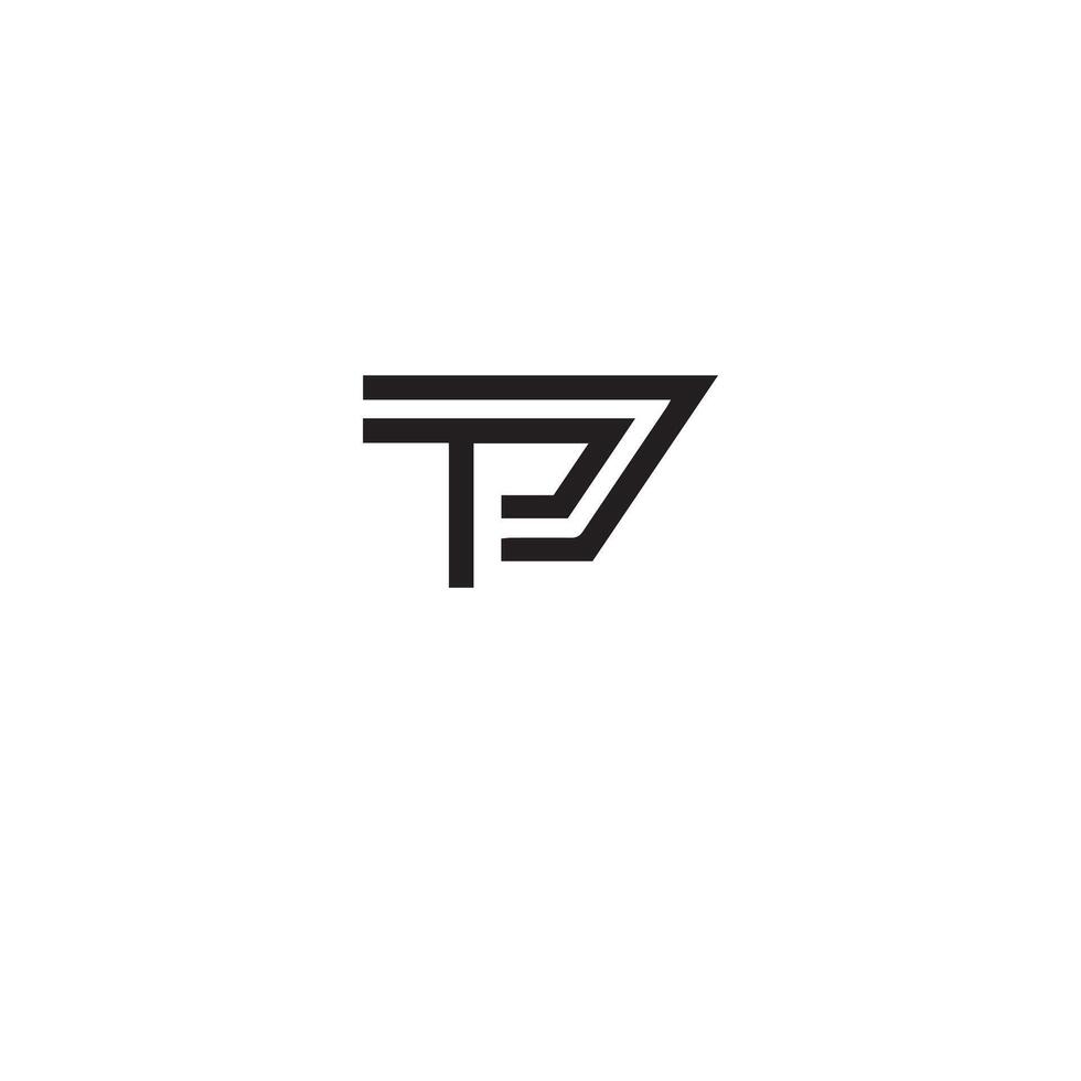 TPP Letter monogram Initial Logo Design . TPP elegant and Professional icon design vector