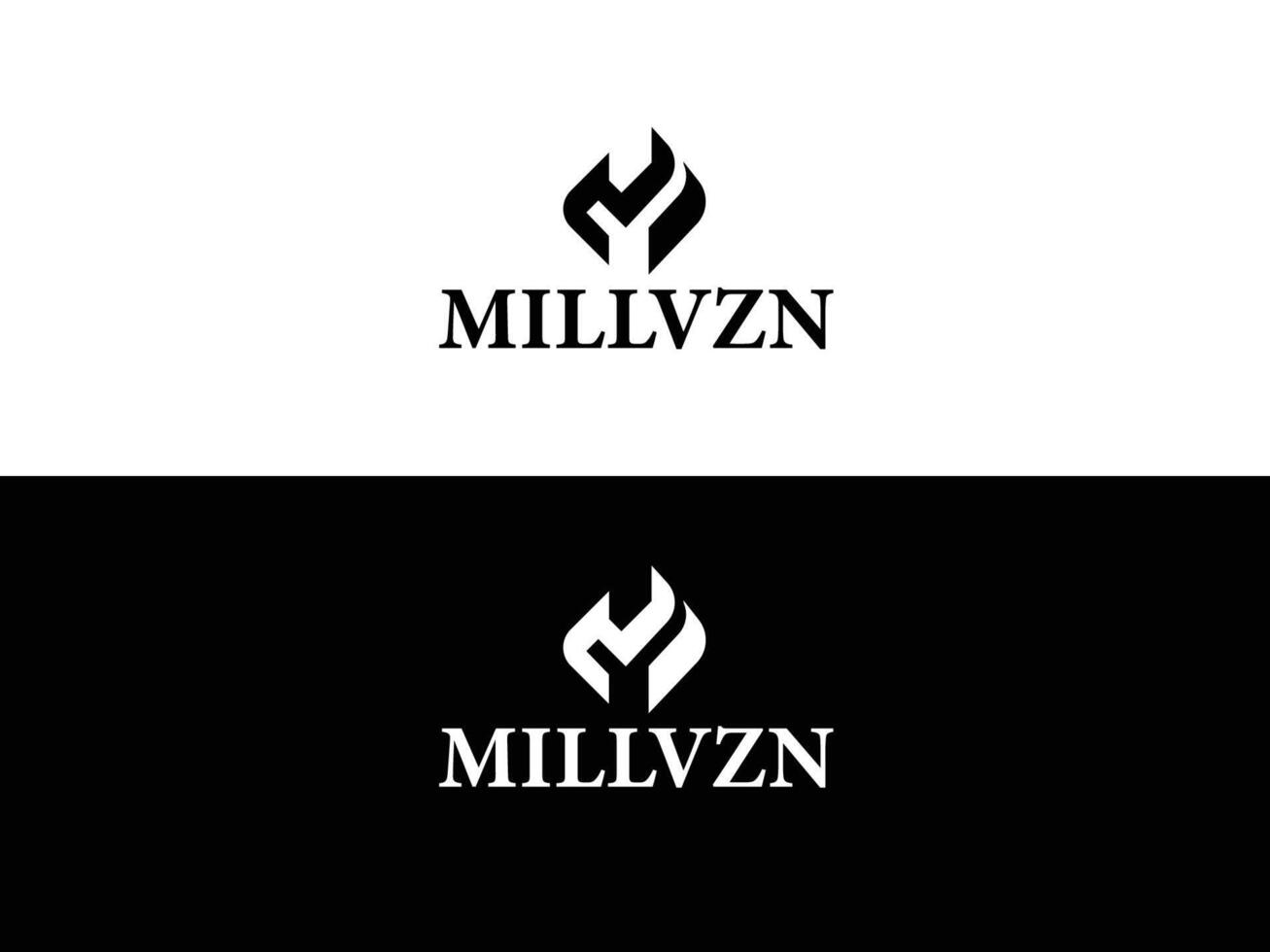 Millvzn logo Art Design vector