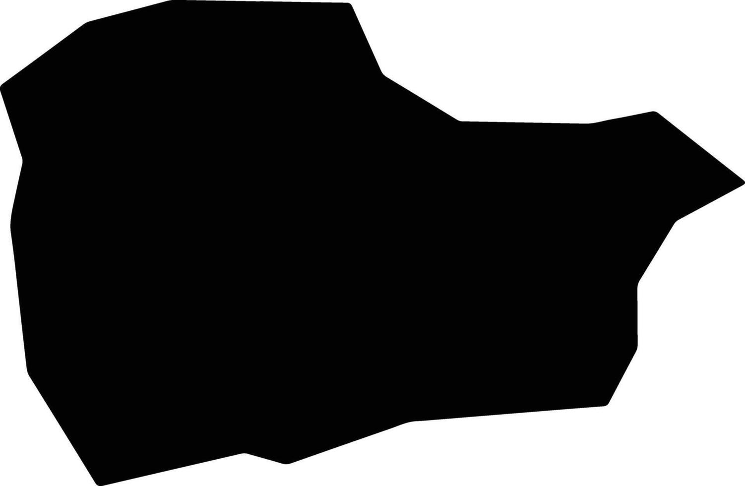 Brejo do Cruz Brazil silhouette map vector