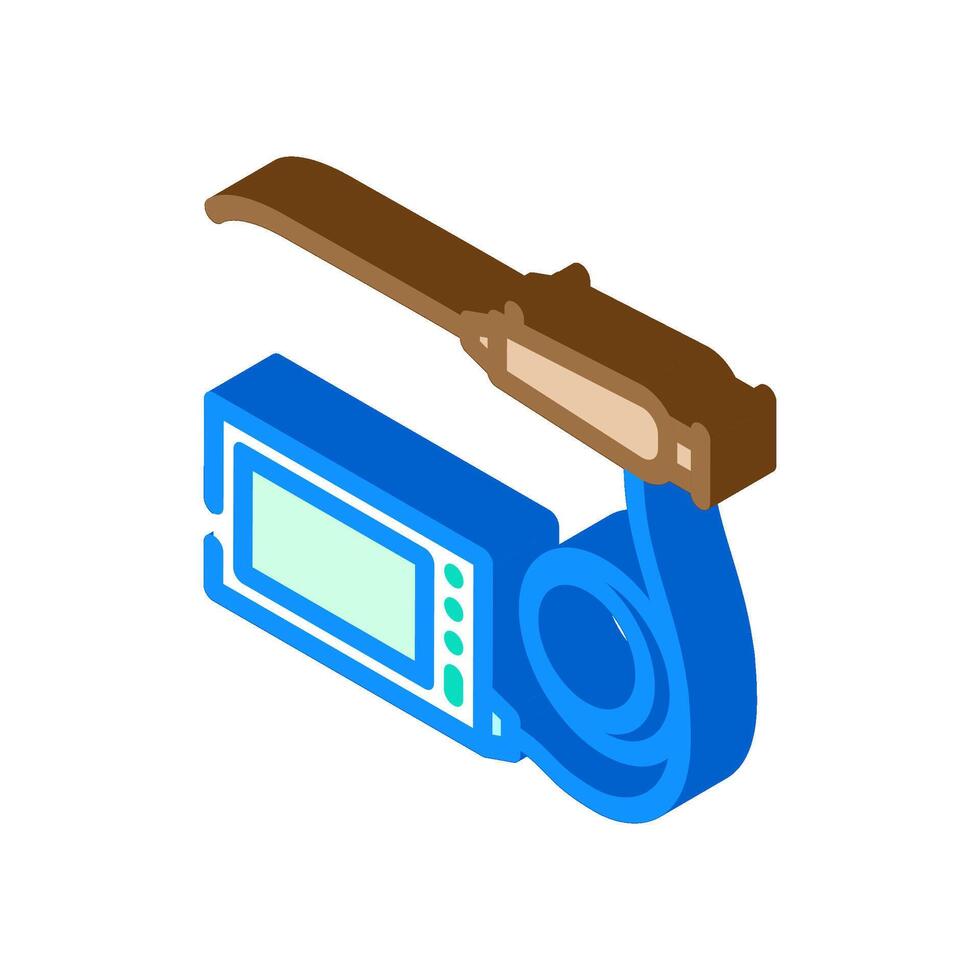 cystoscope urology isometric icon illustration vector