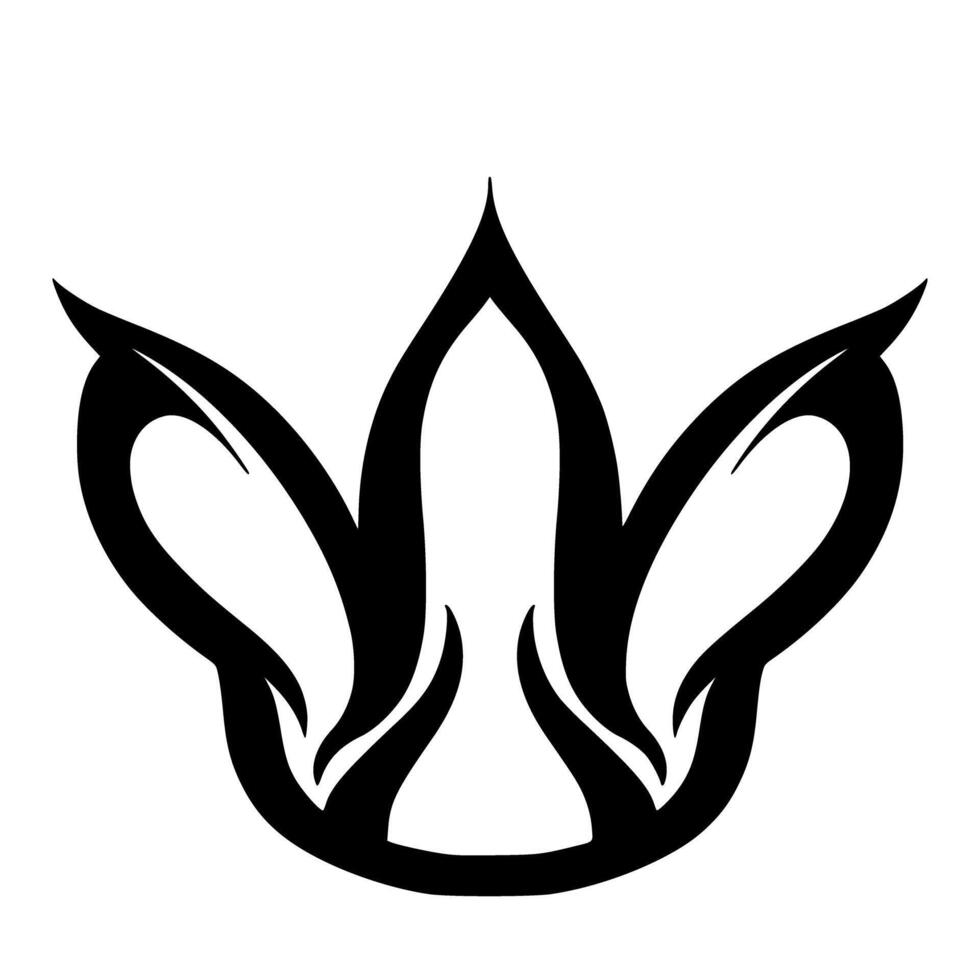 Crown Cat Design Logo vector