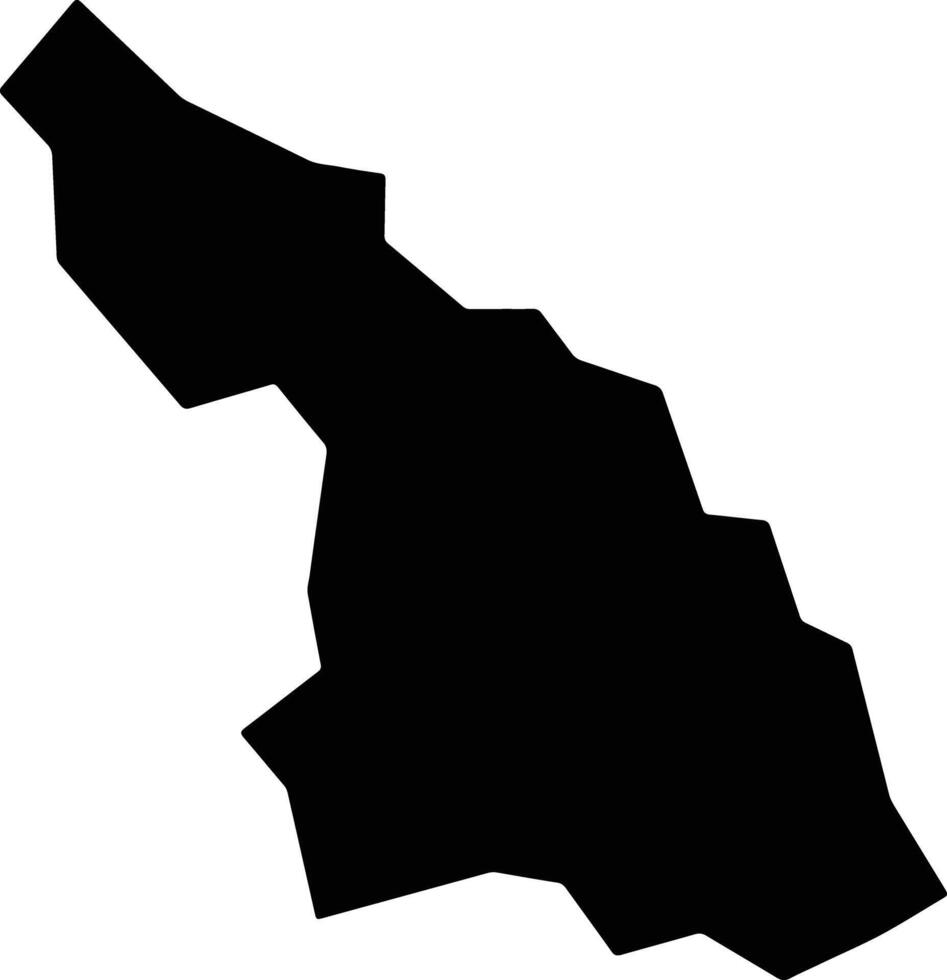 Erval Seco Brazil silhouette map vector