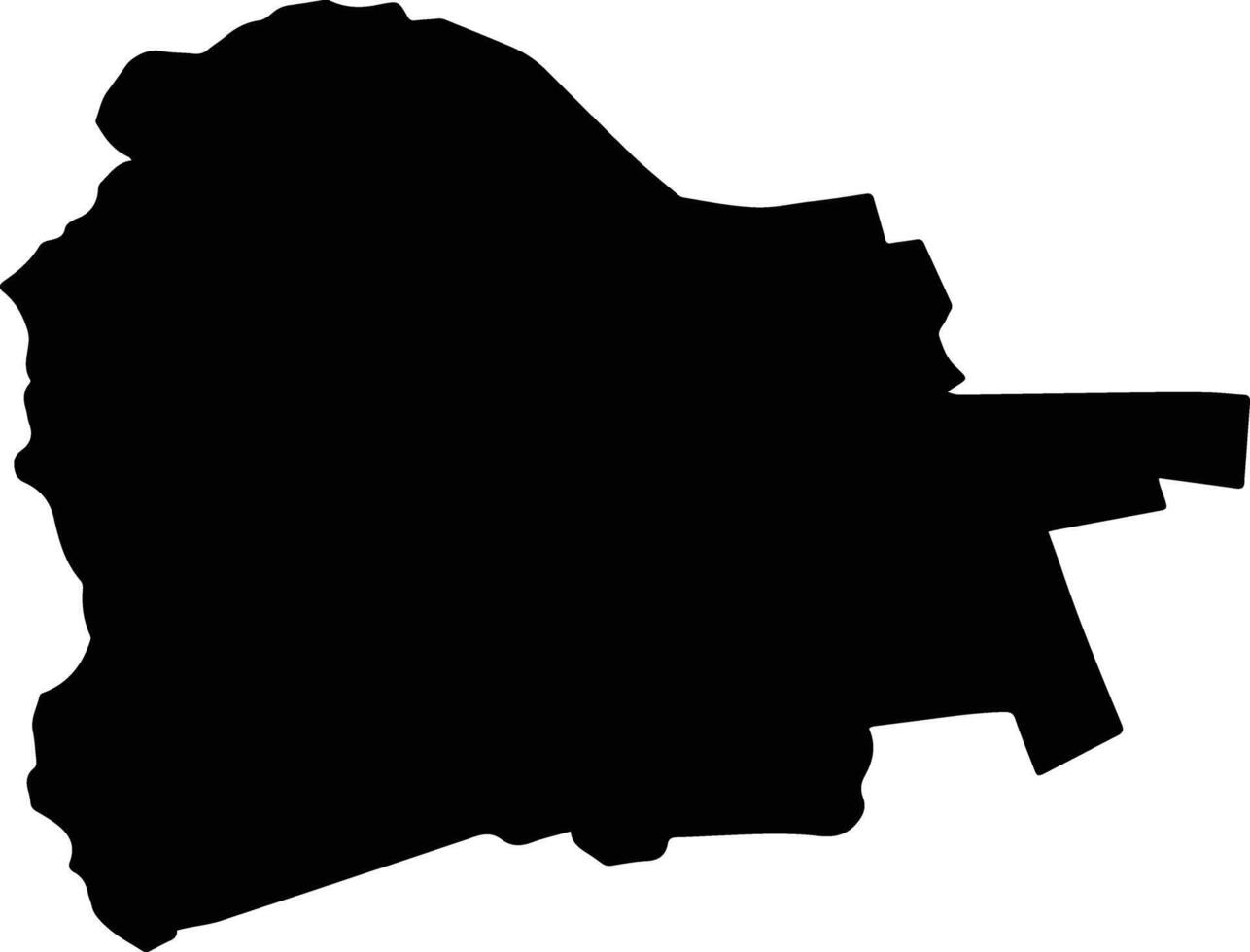 FILIPESTII DE PADURE Romania silhouette map vector