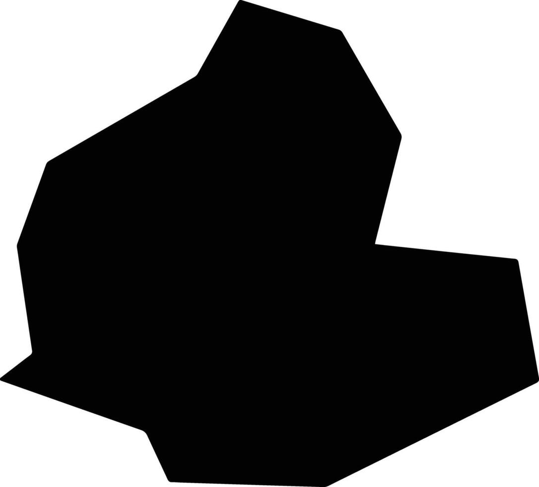 Prastio Kellakiou Cyprus silhouette map vector