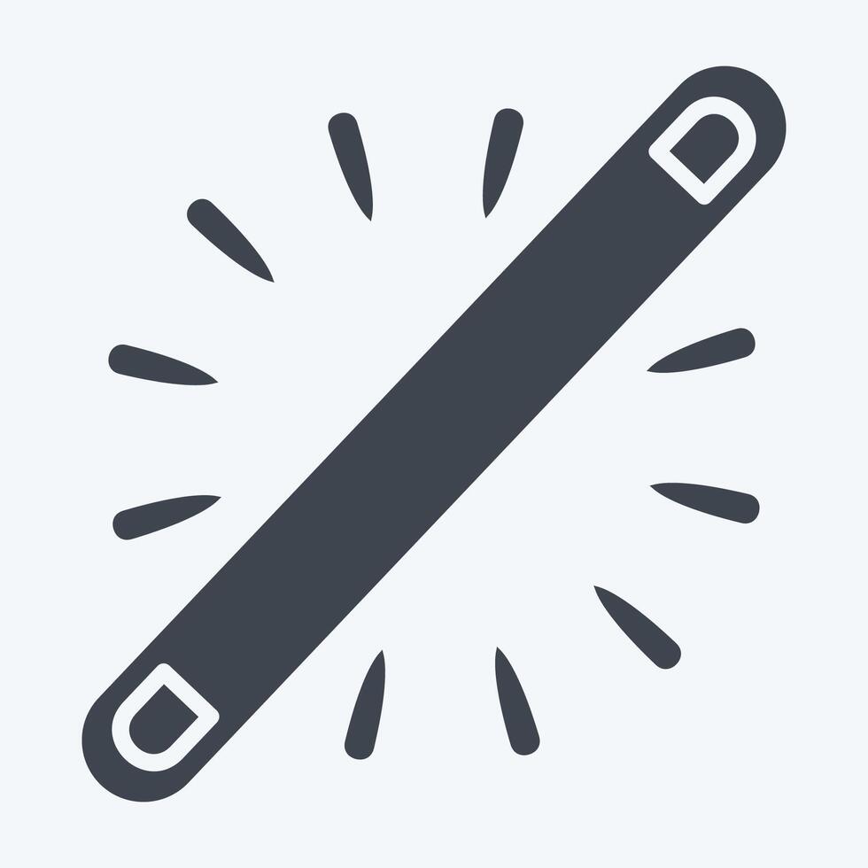 Icon Neon. related to Light symbol. glyph style. design editable vector