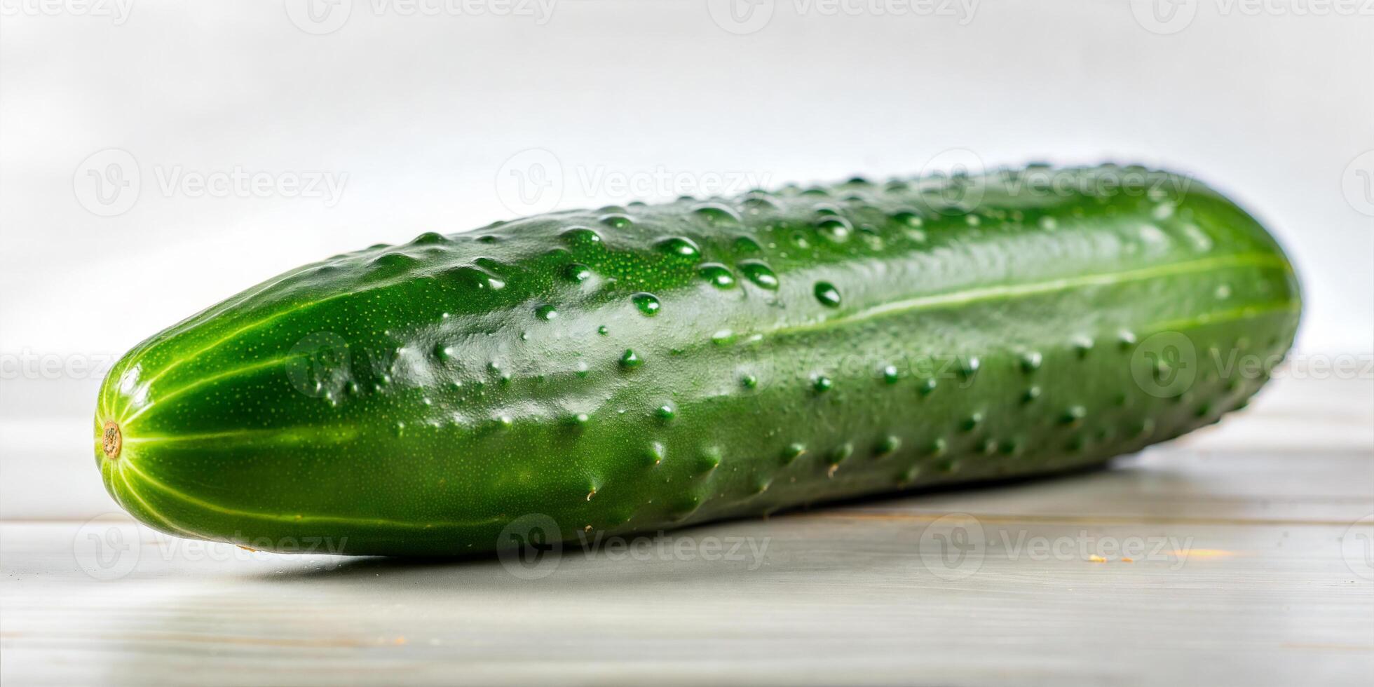 Fresh Cucumber popular vegetable rich in various nutrients photo