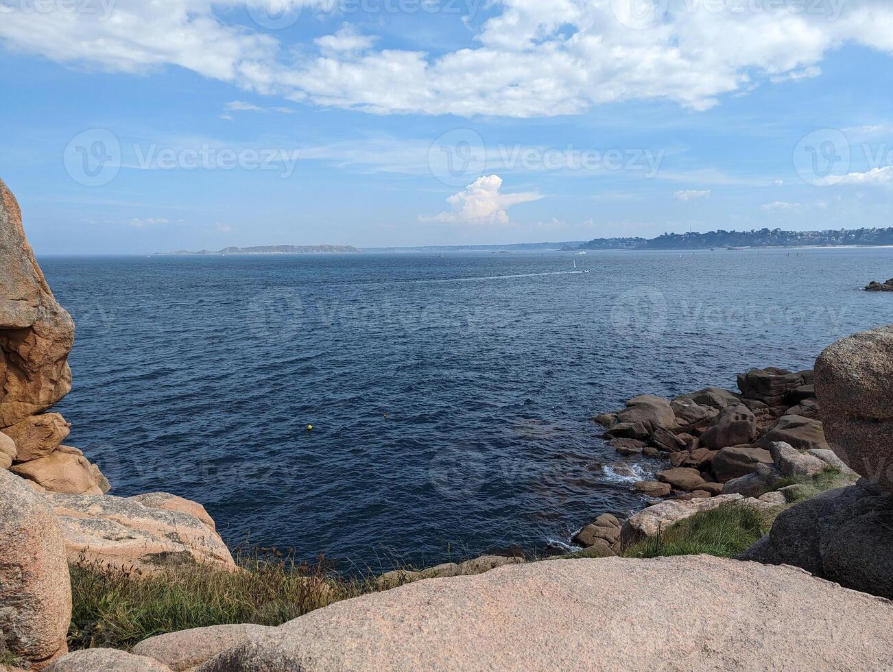 Pink Granite Coast a Stunning Coastal View of Brittany's Beauty photo