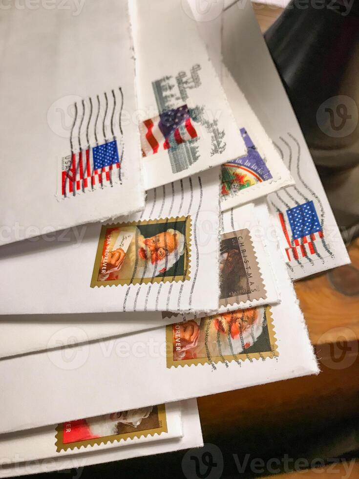 Festive holiday mail photo