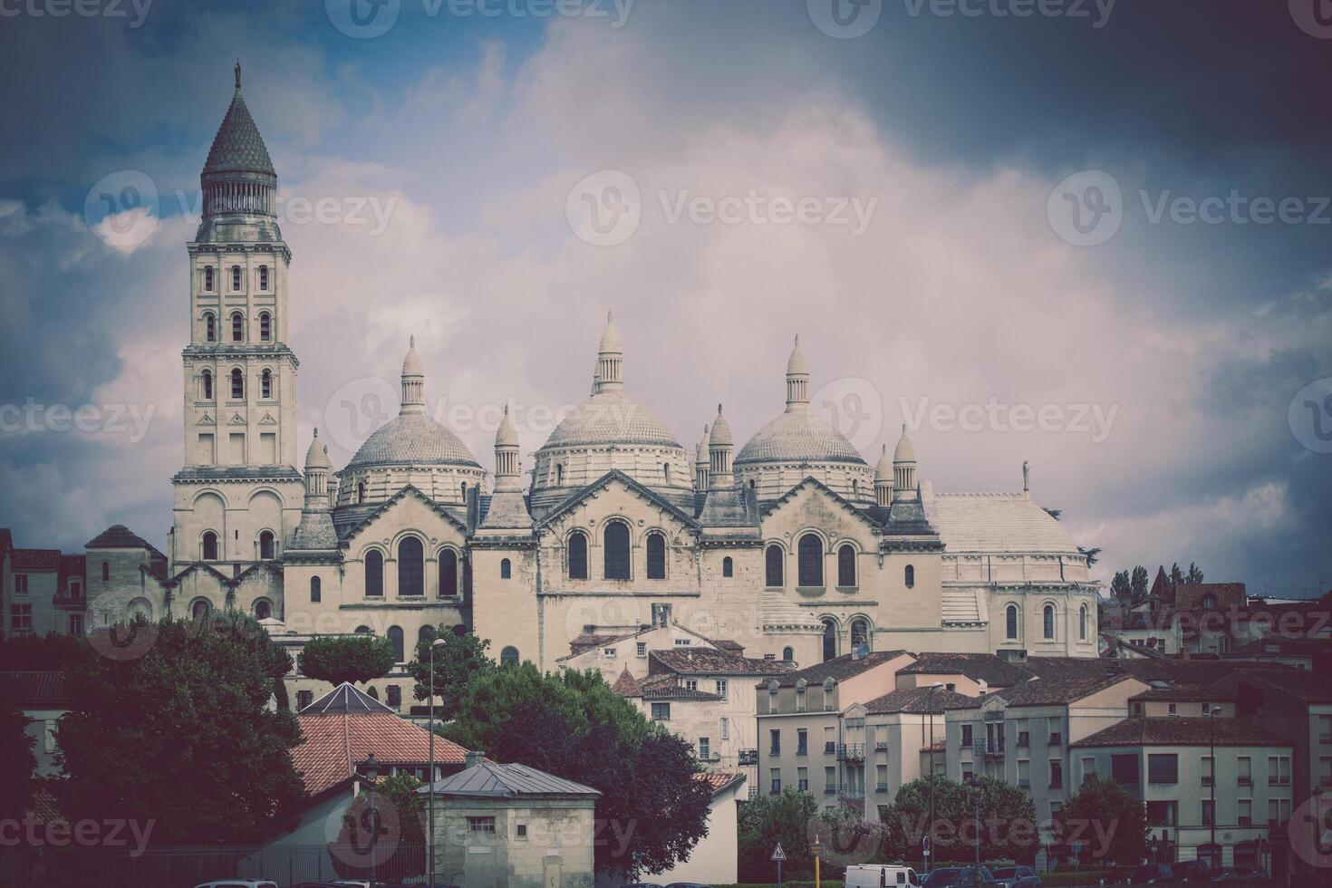 Saint Front cathedral in Perigord, France photo