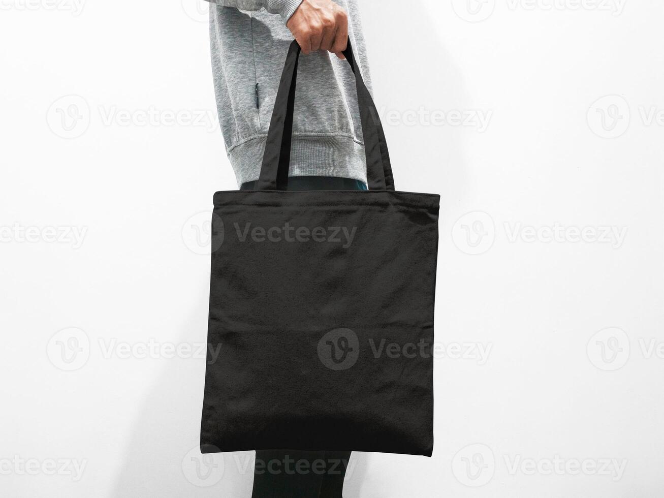 Canvas tote bag front view photo