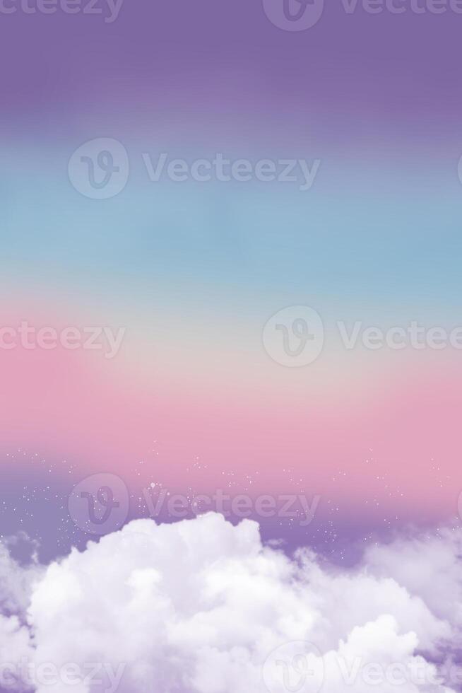 Rainbow and cloud blurred Color Wave. Fluid gradient background. Abstract liquid colorful shapes. Futuristic design wallpaper for banner photo