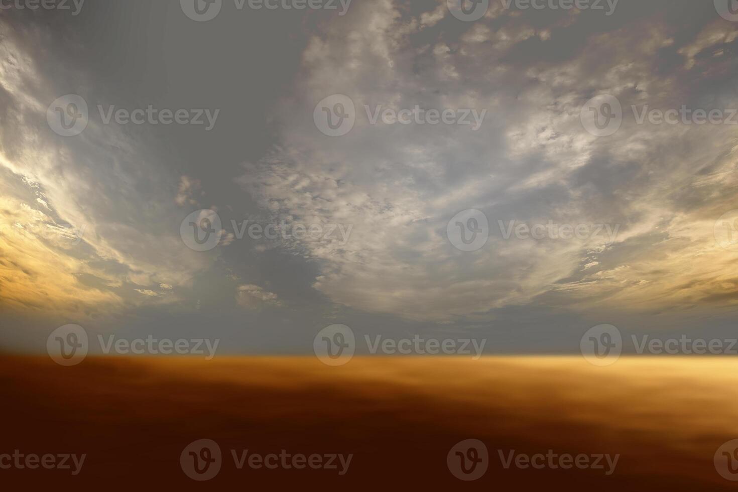 Blue sky with cloud closeup, nature background. Sky with clouds at sunset. photo