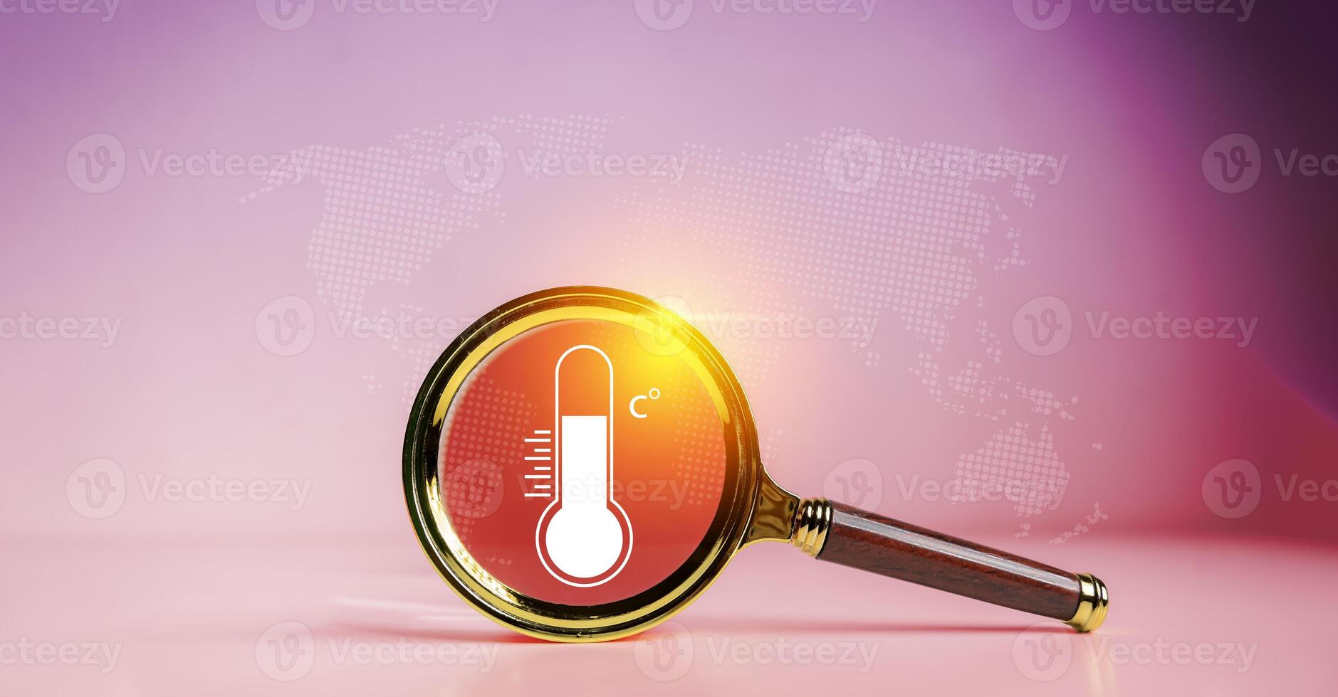 Global warming and greenhouse effect concepts. Close-up of hot degree weather thermometer high temperature icon photo