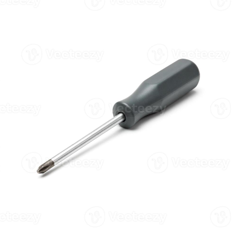 A screwdriver isolated on white photo