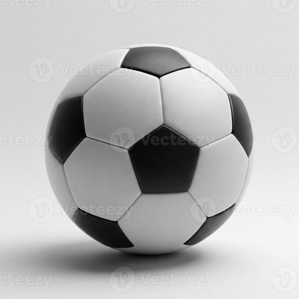 A soccer ball isolated on white photo
