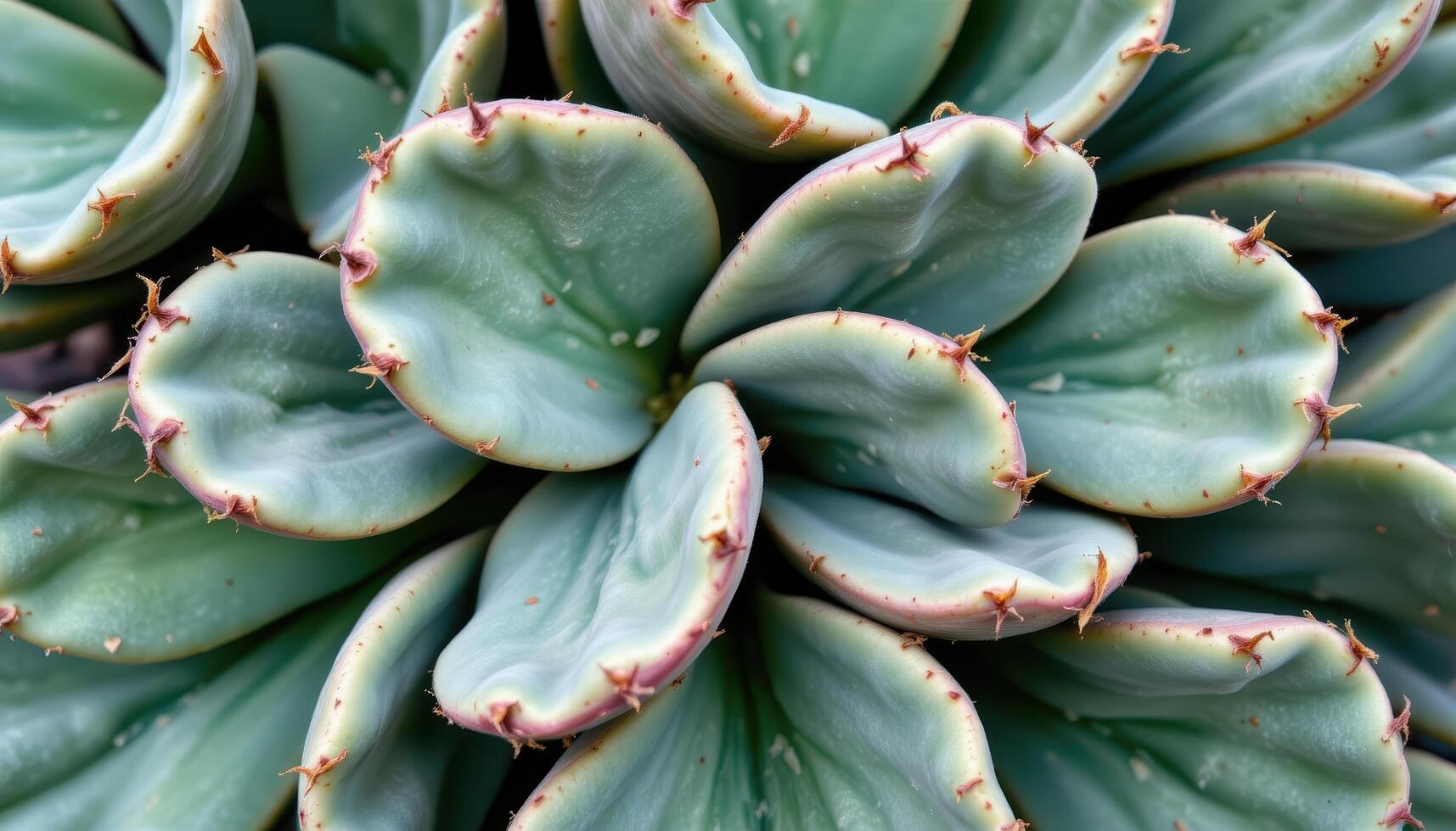 close up view of cactus pads overlapping in an organic, flowing structure. photo