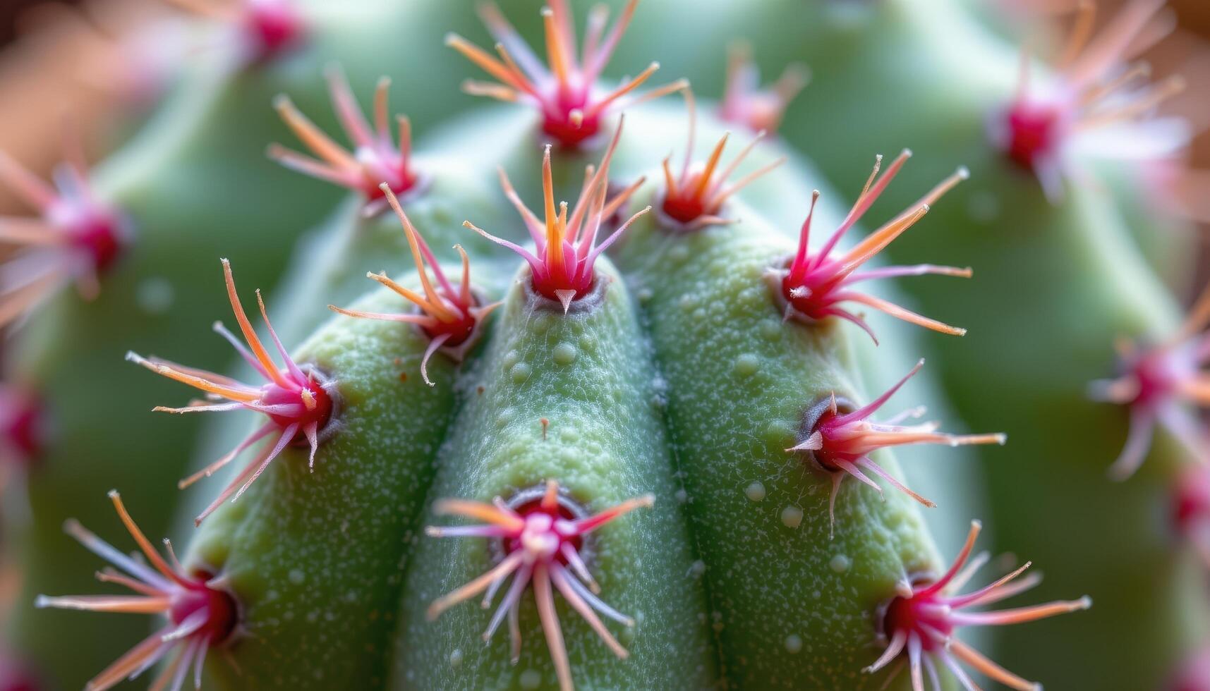 close up view of a cactus that appears smooth until closely examined for micro spines. photo