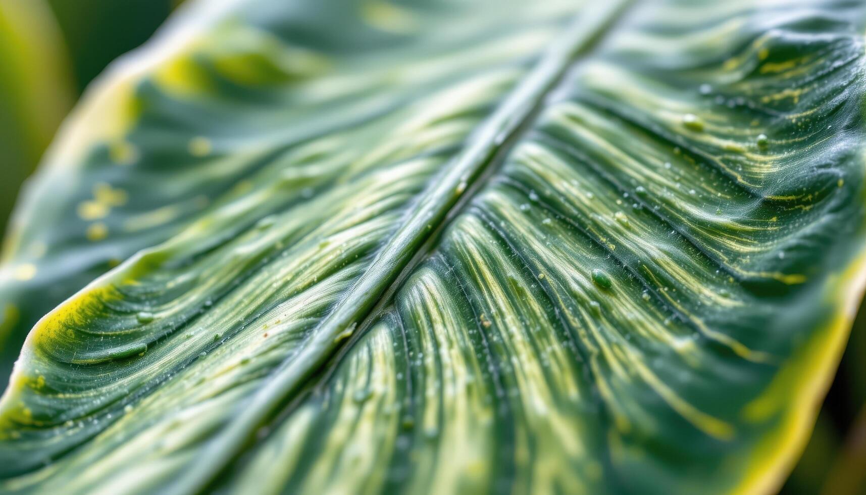 close up view of the detailed leaf edge of a snake plant, highlighting natural lines and color gradients. photo