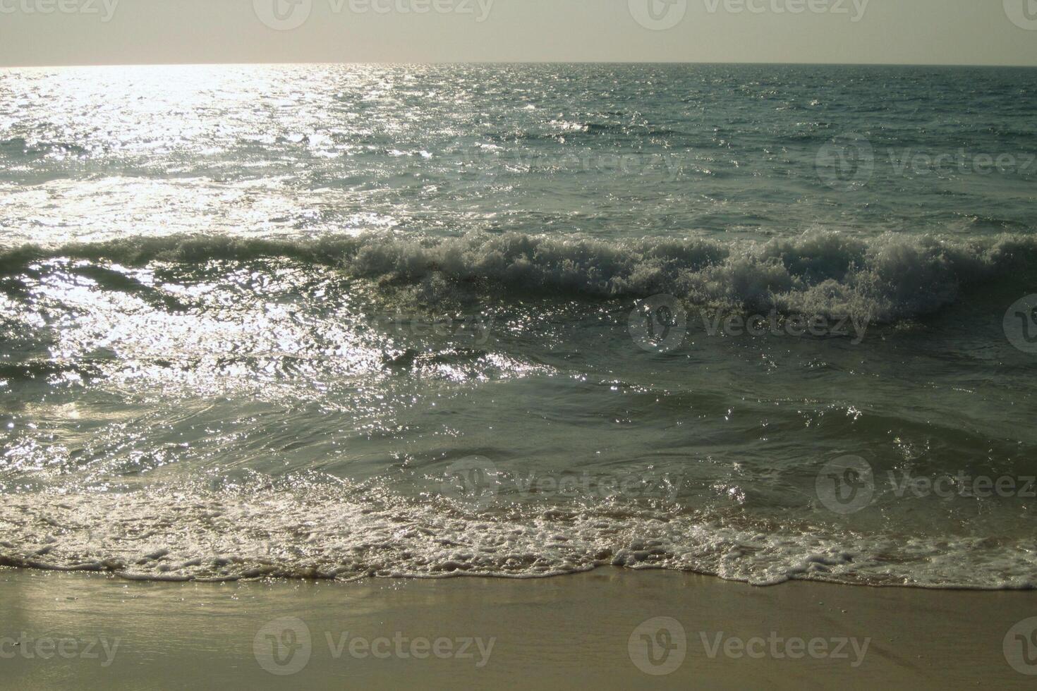 Moonlit Surge The Silver Dance of Sea Waves photo