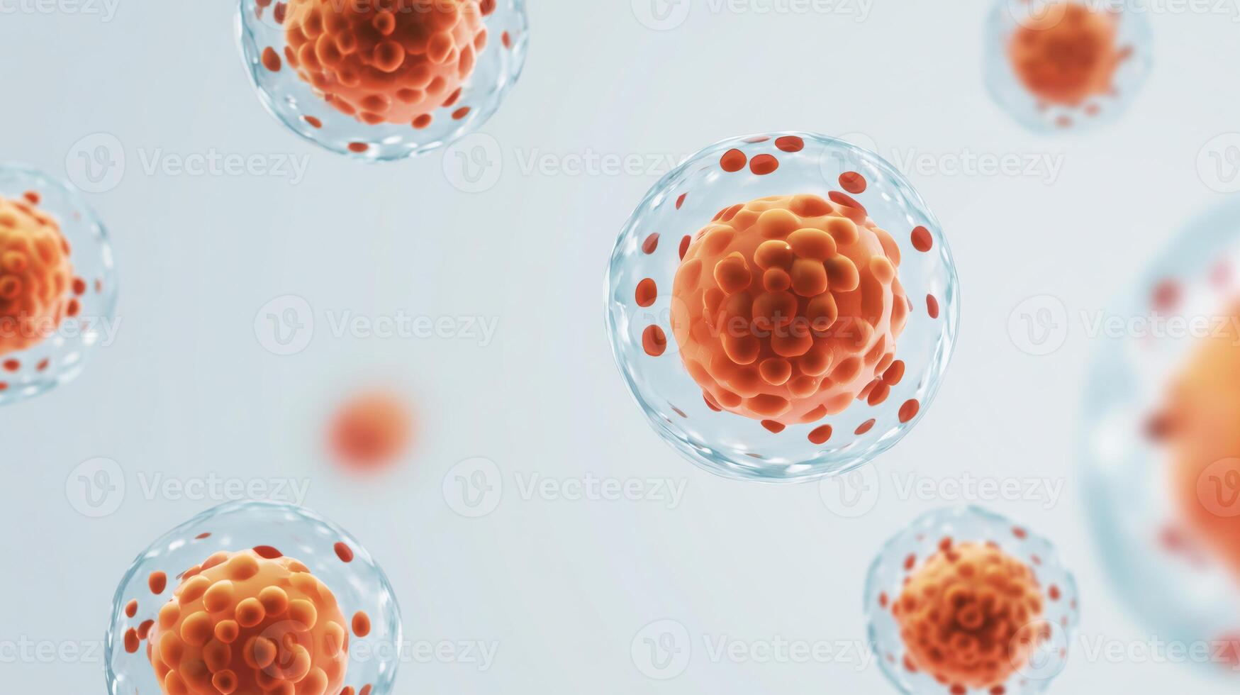 This visual representation illustrates how gold nanoparticles interact with blood cells, focusing on their potential for rejuvenation and cellular youthfulness. photo
