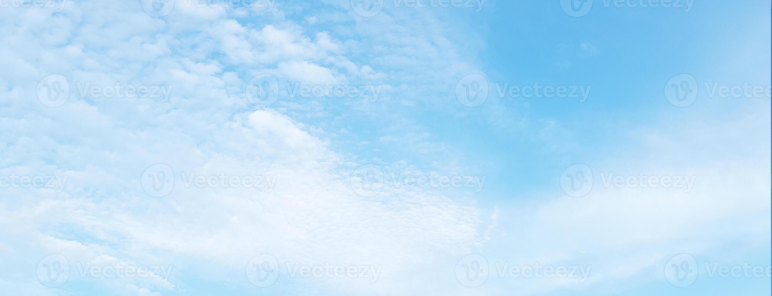 White cloud on blue sky photo