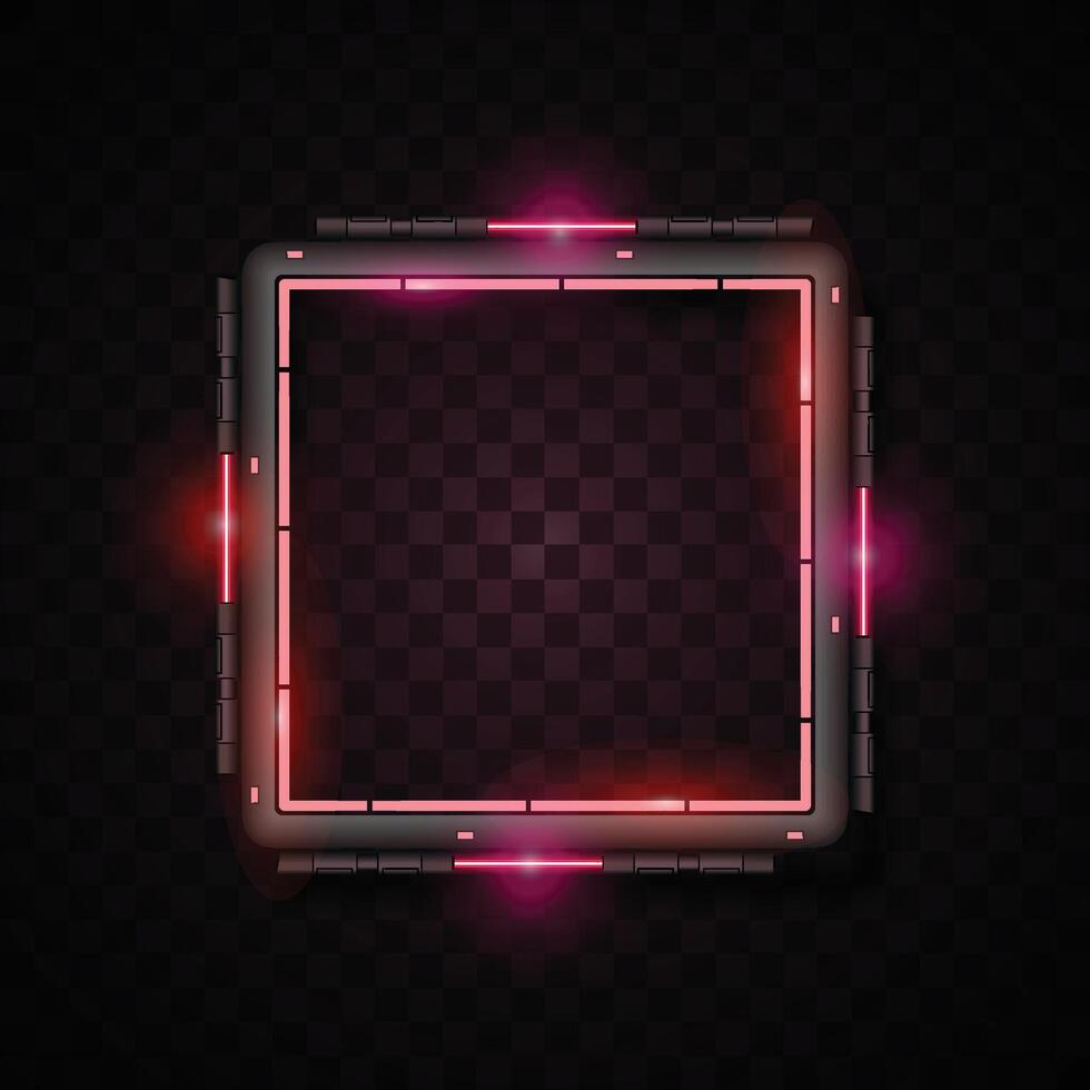 Pink square banner. Futuristic banner. Technology banner design. vector
