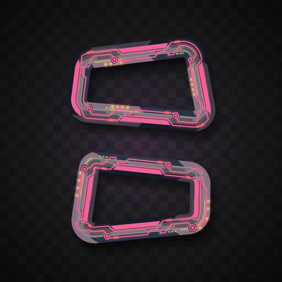 Pink abstract banner. Simple banner. Futuristic banner. vector