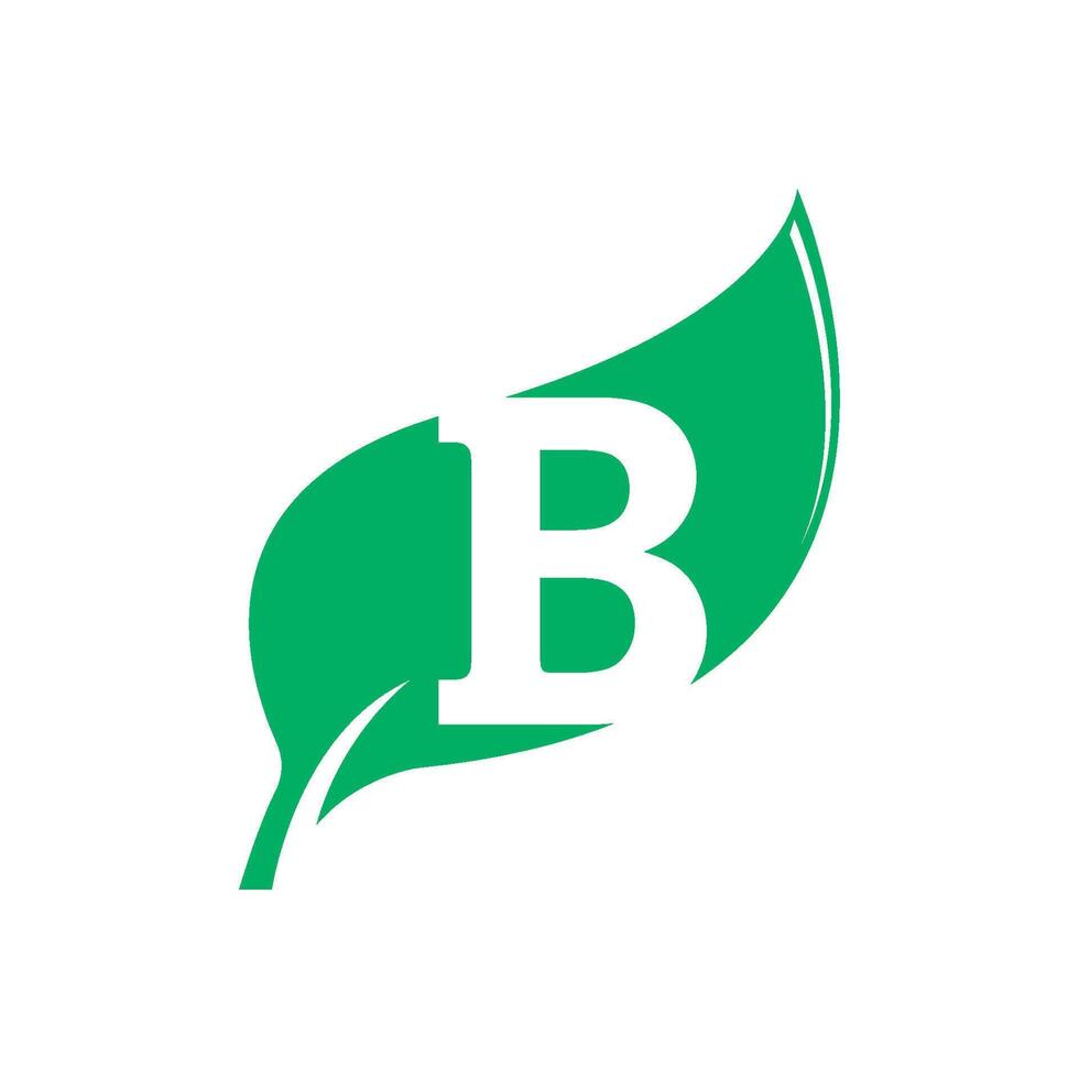 Bio-logo B design. vector