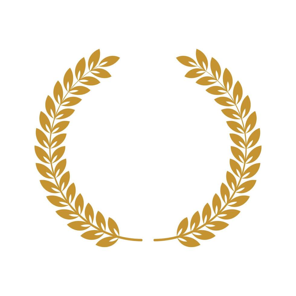 Laurel wreath icon vector