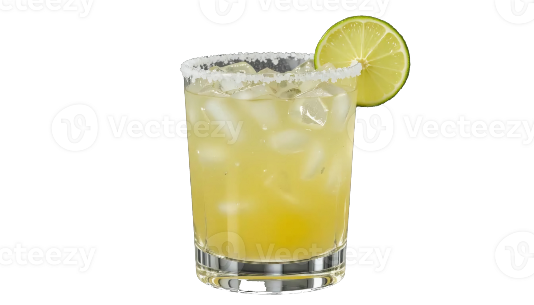 A margarita with lime and salt png