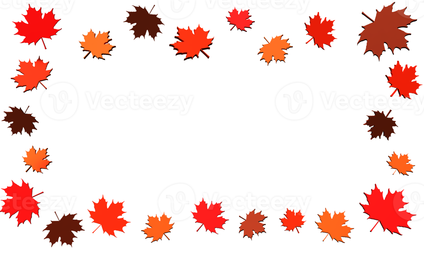 Maple leaf red orange brown color object icon symbol sign mockup empty blank thanksgiving day september october november month fall autumn thansgiving pumpkin tree plant frame mockup empty png