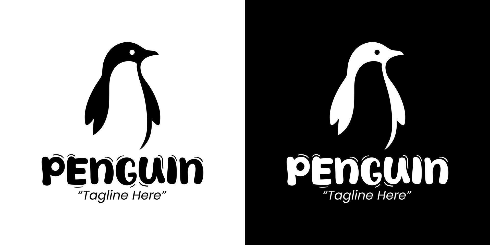 Modern Elegant Penguin Logo for Modern Branding Solutions vector