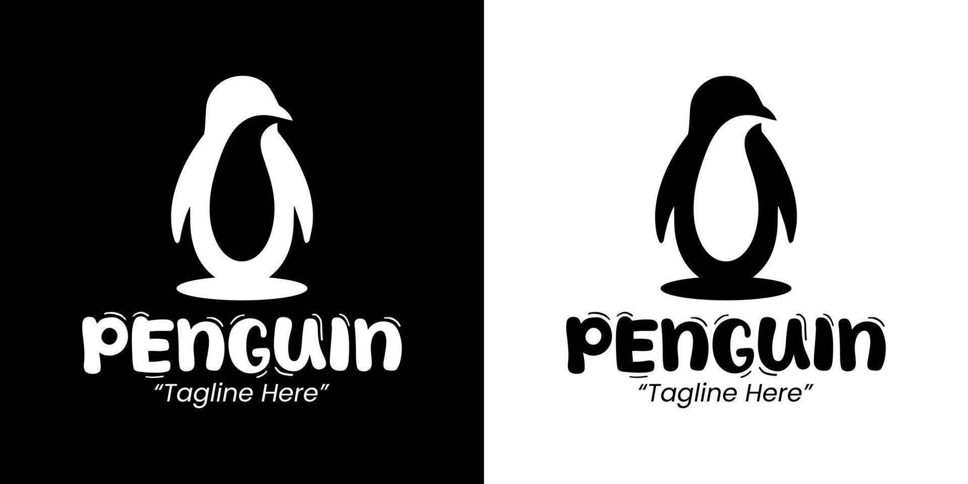 Professional Penguin Logo for Business Branding and Corporate Identity vector