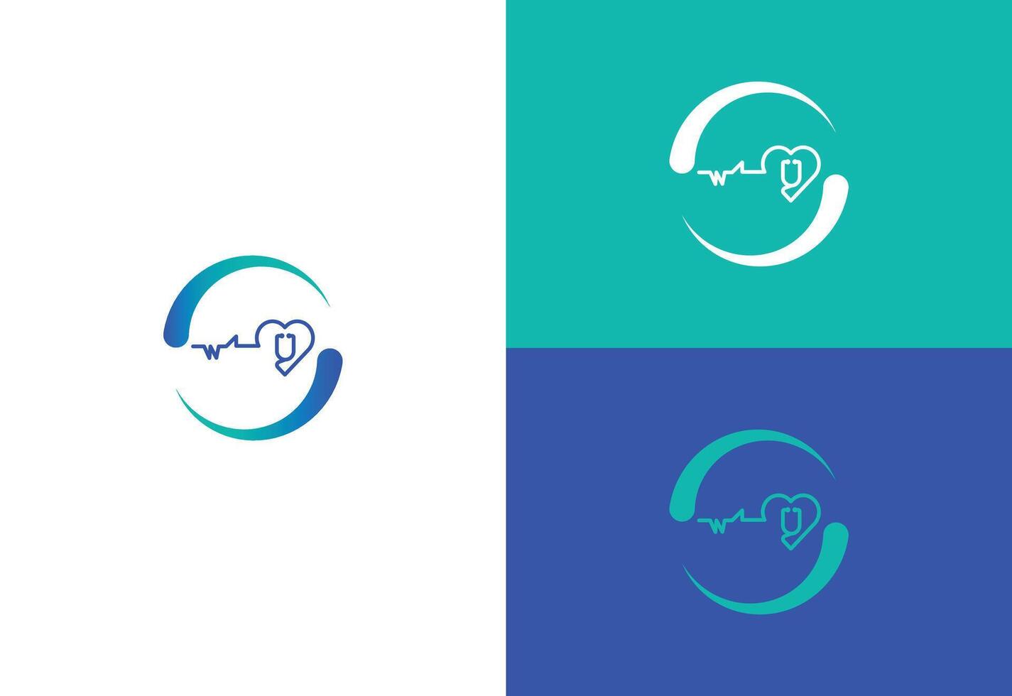 Medical and Healthcare Center logo design, Modern Health design, illustration vector