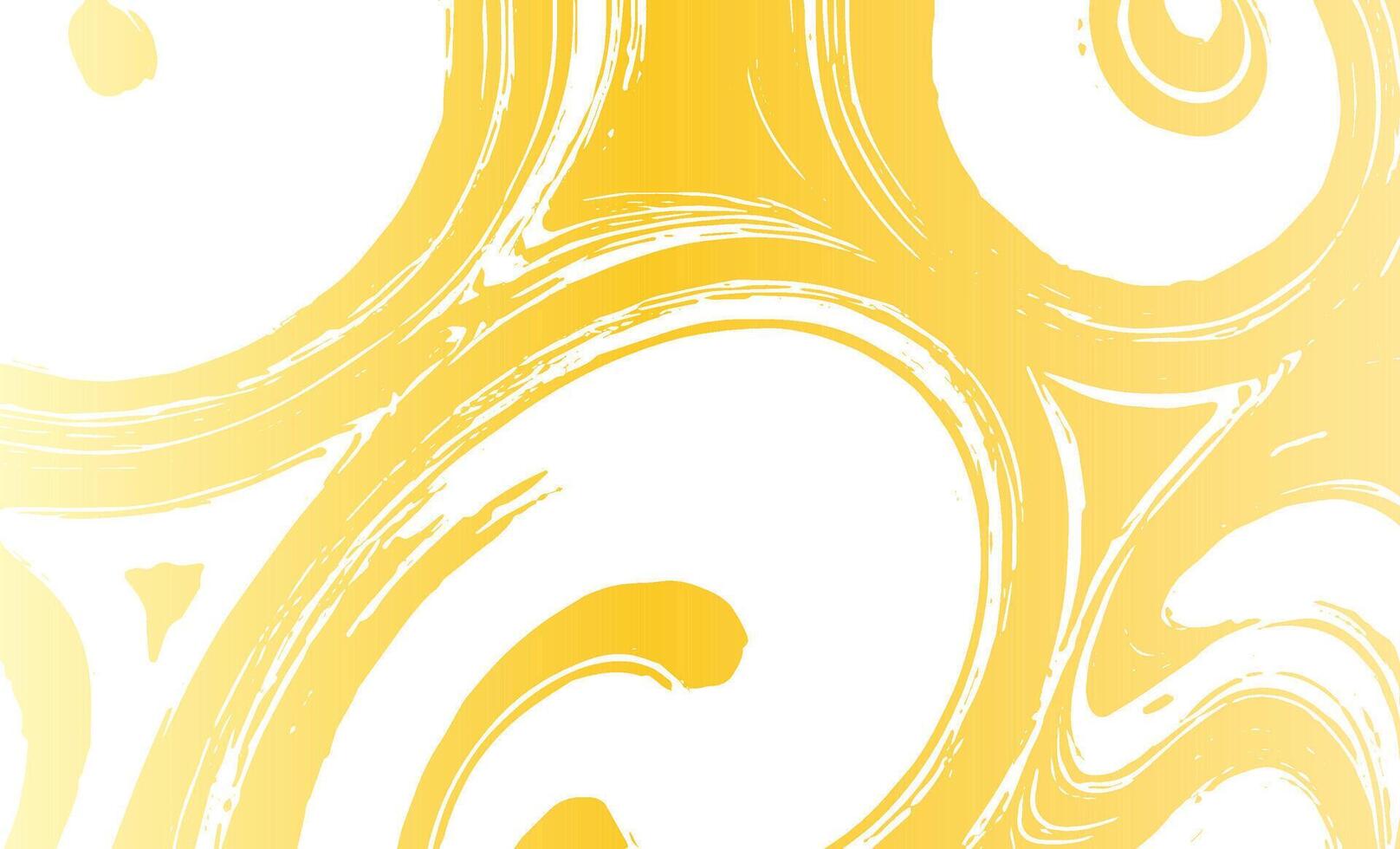 a yellow and white swirl pattern vector