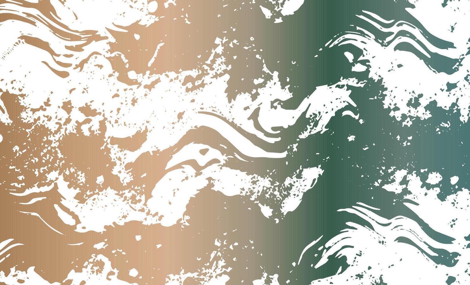 a background with a white and green paint vector