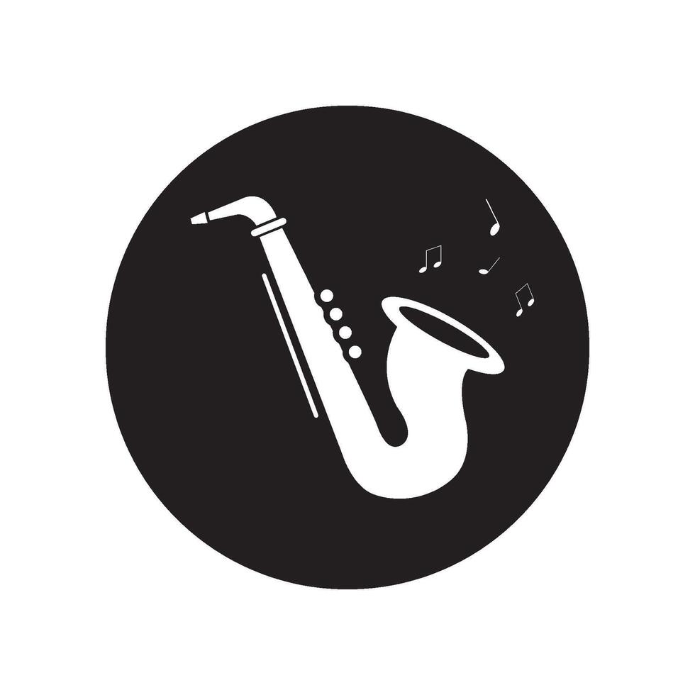 Saxophone Icon symbol design vector