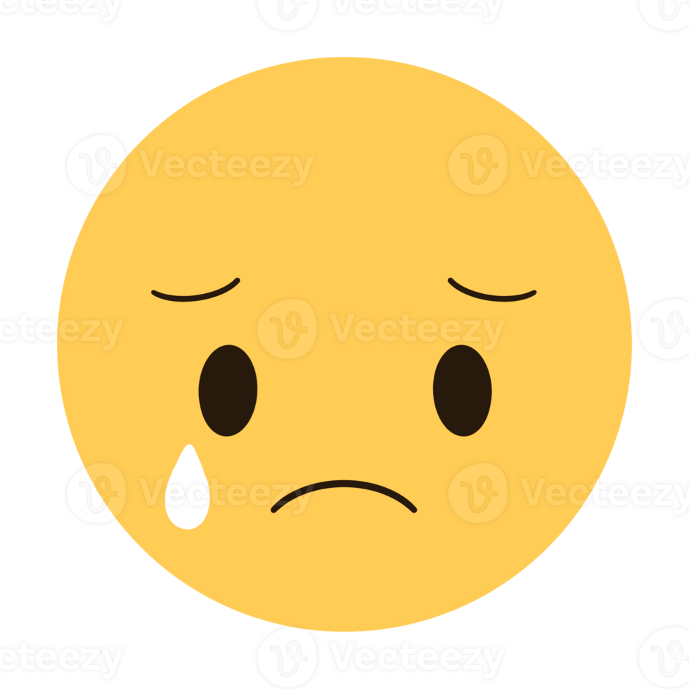 Yellow sweaty worried face emoji png