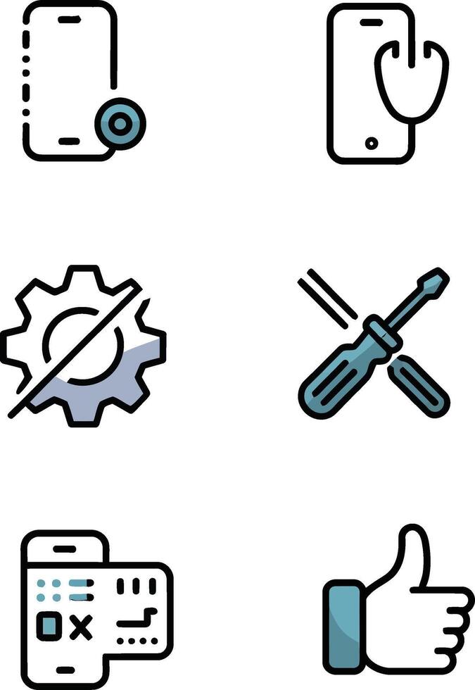 UIUX Performance and Mobile Settings Pack vector