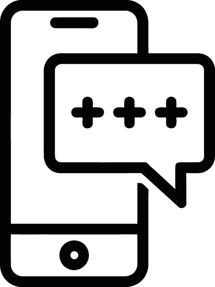 Mobile Password Authentication Icon vector