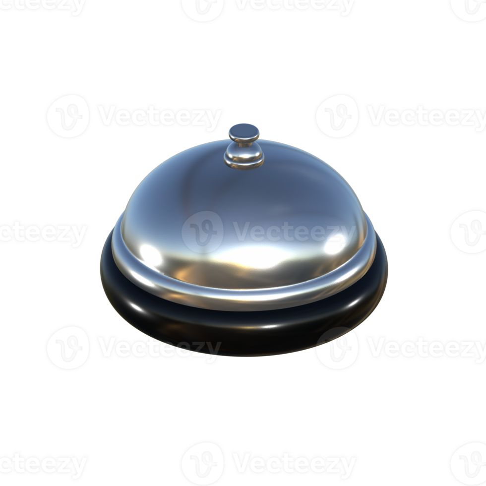 Bell 3d illustration. png