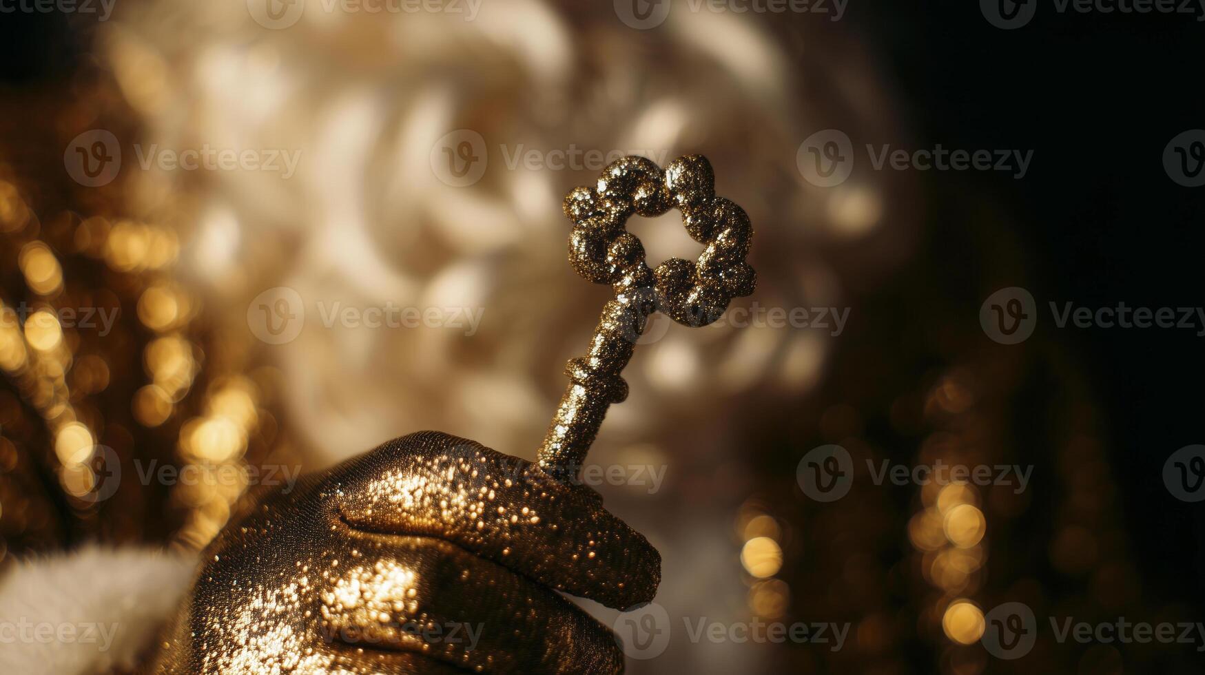 A touch of Santa, a sparkle of gold the key photo