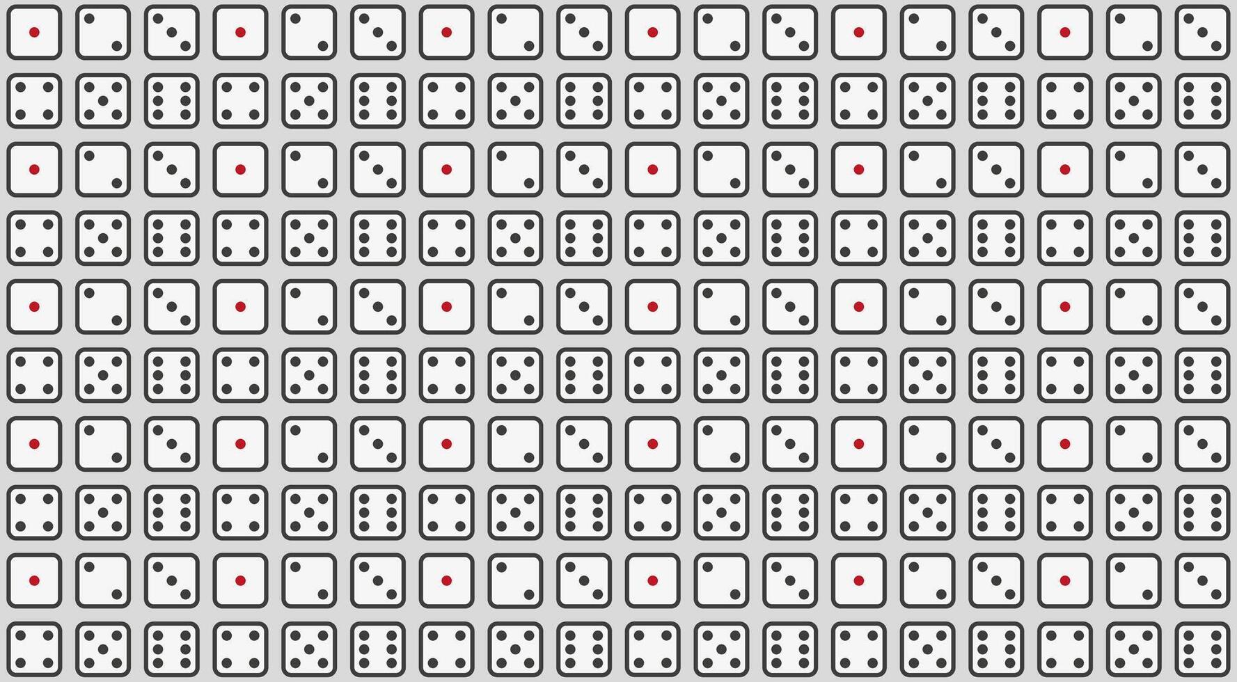 a background of a large number of dices vector