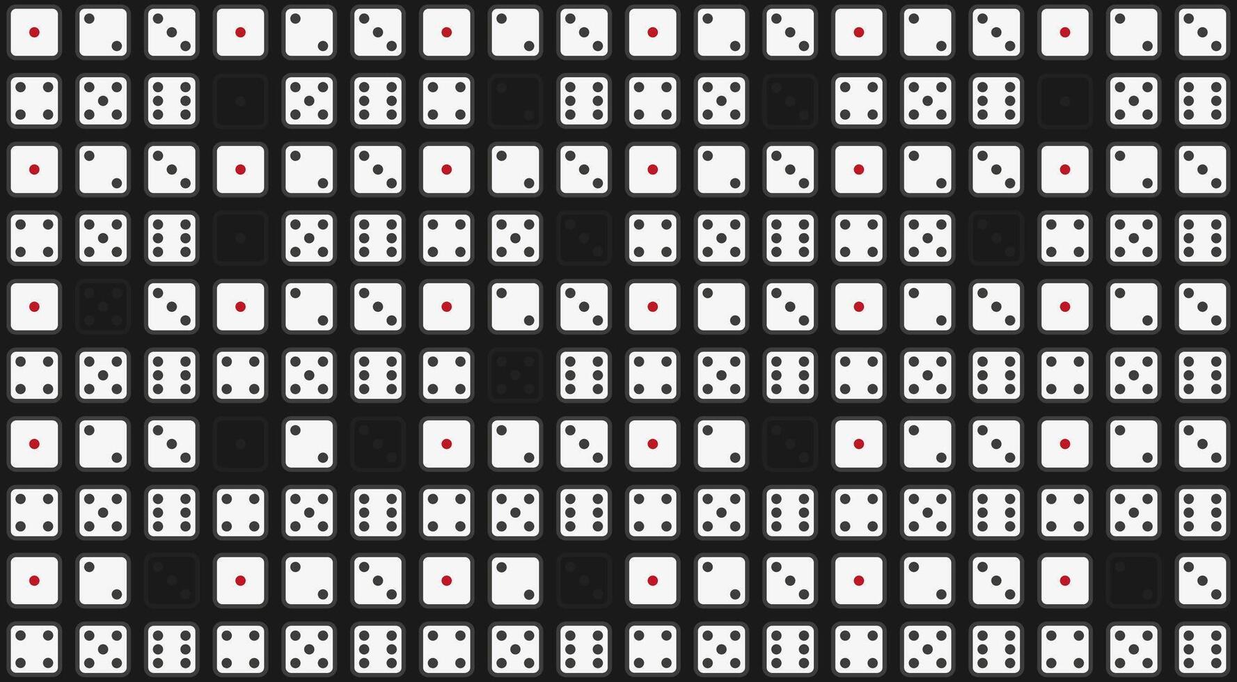a black background dices board vector